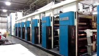 Harris M1000B 8 Unit 2 Web Press  32 Page Commercial Heatset Web Press [upl. by Ameg672]