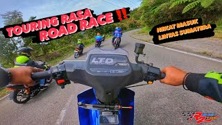 TOURING PAKE FIZR NEKAT MASUK LINTAS SUMATERA‼️TOURING RASA ROAD RACE 2stroke fizr [upl. by Stanwinn]