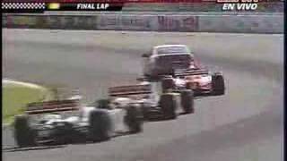 IndyCar AJ Foyt Milwaukee 225 2008 Crash [upl. by Salangia]