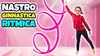 ESERCIZI CON IL NASTRO Ginnastica Ritmica con Matilde [upl. by Aened]