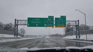 Winter storm driving conditions blizzard [upl. by Fonseca650]