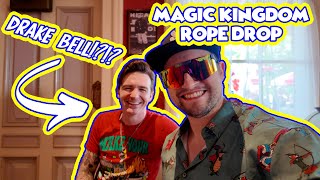 Rope Drop Magic Kingdom Whats it like Tron Standby Queue Meeting Drake Bell [upl. by Oakie]