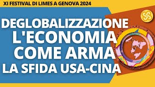 Deglobalizzazione leconomia come arma  XI Festival di Limes a Genova 2024 quotFine della guerraquot [upl. by Sidell]