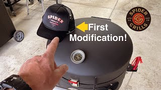 Spider Grills Huntsman SmokerGrill  More Questions Answered  First Modification [upl. by Corsetti]