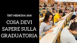 Graduatoria medicina 2018 come funziona [upl. by Htehpaj]