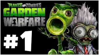 Plants vs Zombies Garden Warfare Walkthrough PART 1 Lets Play Gameplay Playthrough Xbox One [upl. by Demetre]