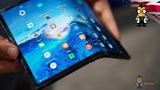 Royole FlexPai Hands On  First Foldable Phone on the Market [upl. by Swayne]