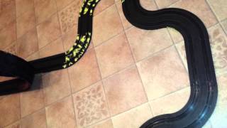 Vintage Tyco extreme car slot track with loop HO Scale [upl. by Nayllij655]