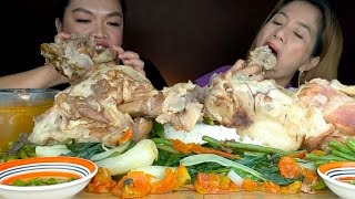 KINAMATISANG PATA NG BABOY MUKBANG  MUKBANG PHILIPPINES [upl. by Kuhlman]