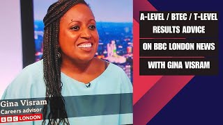 Results Day advice from Gina Visram in conversation with Luxmy Gopal on BBC London News [upl. by Rudolph]