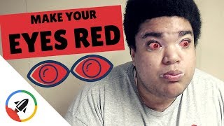 How To Make Your Eye Red  4 PAINLESS Ways [upl. by Elleinad576]