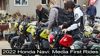 2022 Honda Navi Media First Rides [upl. by Kehr]