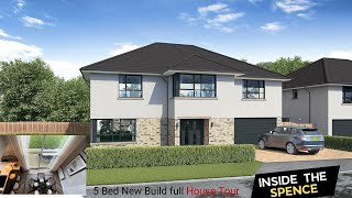 Touring a luxury HOME 😍 5 Bedroom New Build House Tour UK  Mactaggart amp Mickel The Spence Showhome [upl. by Crist]