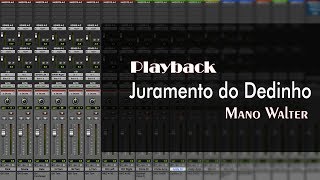 Playback Juramento do Dedinho  Mano Walter [upl. by Aissilem]