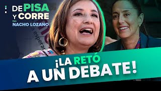 Gálvez reta a Sheinbaum a un debate y ella responde  DPC con Nacho Lozano [upl. by Laenaj]