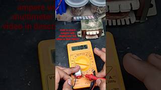 how to check ampere with multimeter viral [upl. by Jewett]