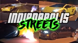 Indy STREETS  TURBO Civics Supercharged Corvette TT Lambo and MORE [upl. by Gerrie]