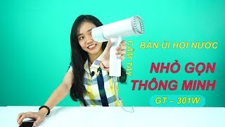 Bàn ủi Hơi Nước Cầm Tay GT 301W  Nhỏ Nhưng Có Võ  Nhanh Chóng ủi Phăng Các Vết Nhăn Áo Quần [upl. by Adnomal]