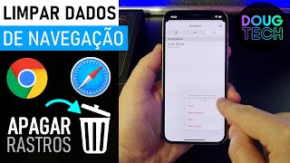 Como apagar os DADOS do NAVEGADOR no iPhone [upl. by Oilejor]