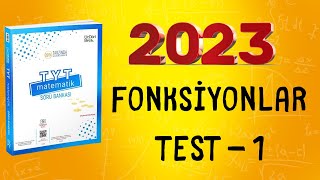 2023  345 TYT MATEMATİK SORU BANKASI ÇÖZÜMLERİ  FONKSİYONLAR TEST 1 [upl. by Relyuc]