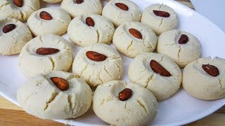 Eid Kulcha Khatai Simple and Authentic VEG  کلچه ختایی بادامی [upl. by Audi]