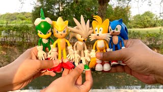 SONIC ToysActionfigurecheap priceknuckles tails jet shadow amy metal minions mario zootopia [upl. by Emorej]