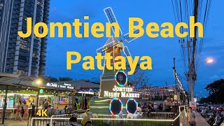 4K Jomtien Beach Pattaya  Thailand 🙏 [upl. by Anih954]