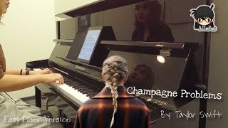 Champagne Problems by Taylor Swift Easy Piano Version [upl. by Namyw875]