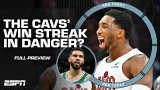 Can the Celtics BREAK the Cavaliers 15game win streak 😳  NBA Today [upl. by Nadabb]