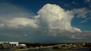 Sky Timelapse of Cumulonimbus Clouds with Lightning [upl. by Atirat224]