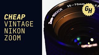 Nikon 3570mm f35 AIS – Vintage Lens Review  GEAR HEAD [upl. by Liddie]