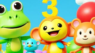 Numbers Song 1100  ABC Song Learn Number Counting 12345678910 Nursery Rhymes amp Kids Songs [upl. by Kirsch]