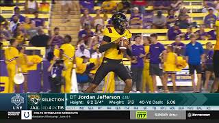 Jaguars Select Jordan Jefferson With No 116 Pick in 2024 Draft [upl. by Gaelan]