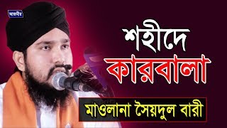 Bangla Waz  শহীদে কারবাল  Shohide Karbal  সৈয়দুল বারী  Soydul bari [upl. by Lalat419]