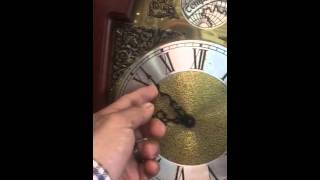 Adjusting  Setting Up A Triple Weight Driven Grandfather Clock [upl. by Sindee]