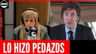 Canosa VOLVIÓ y ATENDIÓ PIEDAD a Javier Milei quotSos muy falsosquot [upl. by Legin440]