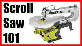 Scroll Saw 101  How to Use a Scroll Saw [upl. by Eelirrem736]