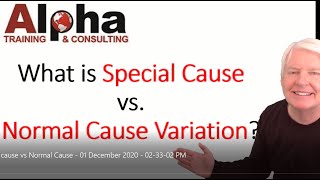 What is Special Cause vs Common Cause Online ASQ Certification Preparation Training from Alpha TC [upl. by Enelyahs]