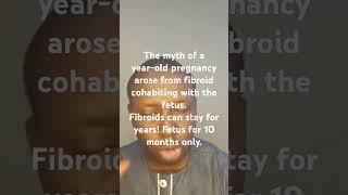 Fibroids with pregnancy is what created the myth of pregnancy lasting for 1 year or more [upl. by Keane]