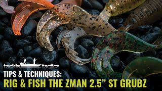 How to Rig amp Fish the ZMan 25quot ST GrubZ [upl. by Kieffer450]