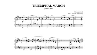 Triumphal March from AIDA  Piano [upl. by Derag]