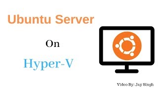 Ubuntu Server CLI on HyperV [upl. by Nnairrehs328]