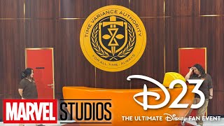 Marvel Studios’ TVA Walkthrough Experience  D23 The Ultimate Disney Fan Event [upl. by Phia447]