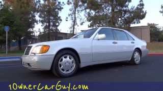 Mercedes Benz 500SEL S500 W140 V8 S 500 600 Start Up Test Drive Big Body Saloon Video [upl. by Tamara]