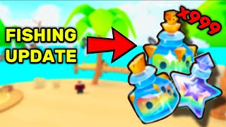 How to get ALOT of potions with the NEW fishing Update FAST in PETS GO  Roblox [upl. by Hortense]