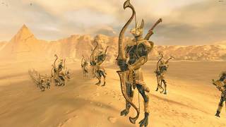 171 Ushabti great bow VS 855 Waywatchers  Tomb Kings  Total War Warhammer 2 [upl. by Schreibe]