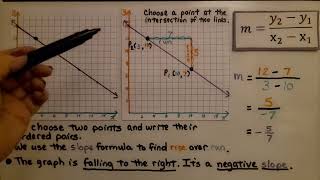 8th Grade Math 32c Calculate Slope m [upl. by Ninnetta]