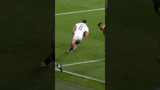 What a start to his international career Ollie Sleightholme is having 🔥 rugby englandrugby [upl. by Ahsiym]