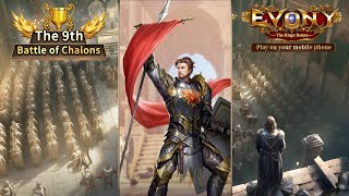 Evony  The Kings Return and Battle of Chalons 9th S1119 PPK 13 [upl. by Lekzehcey337]