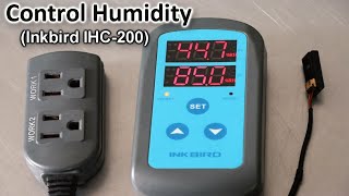 Inkbird Humidity Controller  IHC 200 settingsprogramming [upl. by Evaleen]